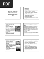 HISTÓRIA DA SAÚDE PÚBLICA NO BRASIL aula 1 FOLHETO