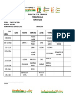 8 - HORARIOS 2021 de Música