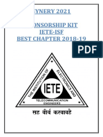 SYNERY 2021 Sponsorship Kit Iete-Isf BEST CHAPTER 2018-19