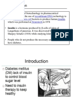 Producing Insulin Using Recombinant DNA Technology