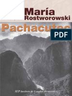 Pachacutec Inca Yupanqui Rostworowski Maria