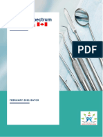 Dental Spectrum Course Structure