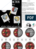 Pizza Fraction Clip Cards