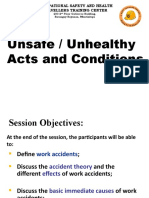 D1.2 - Unsafe Unhealthy Acts & Condition