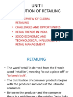 Retail Management - UNIT 1