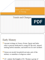 Trends and Changes: History and Evolution of Nursing