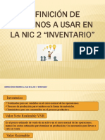 Presentación NIC 2 INVENTARIOS