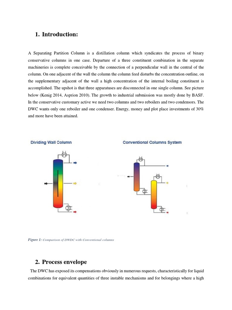 Divided Wall Column Distillation Overview | PDF | Distillation ...
