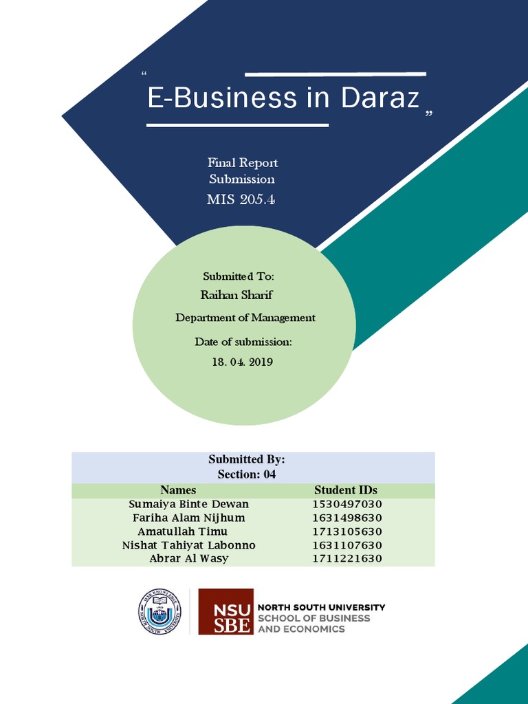 E-Business Overview of Daraz Bangladesh | PDF | Electronic Business | E ...