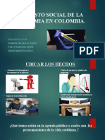 EL COSTO SOCIAL DE LA PANDEMIA EN COLOMBIA Diapositivas