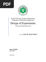 Design of Experiment