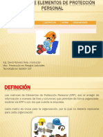 Matrices de Elementos de Protección Personal