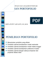 BAB 8. Pemilihan Portofolio 1