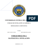 03 Unidad Didáctica - Matemática Nivelación