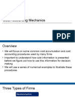 Cost Accounting Mechanics Overview