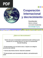 Cooperación internacional y decrecimiento