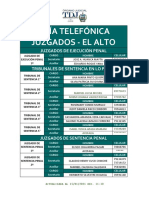 Guía Telefónica Juzgados El Alto 2021