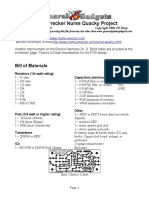 Home-Wrecker Nurse Quacky Project: Bill of Materials