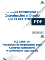 Requisitos de diseño de losas en una dirección según el Código ACI 318-14