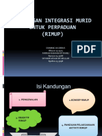 RAnCANGAN INTEGRASI MURID UNTUK PERPADUAN