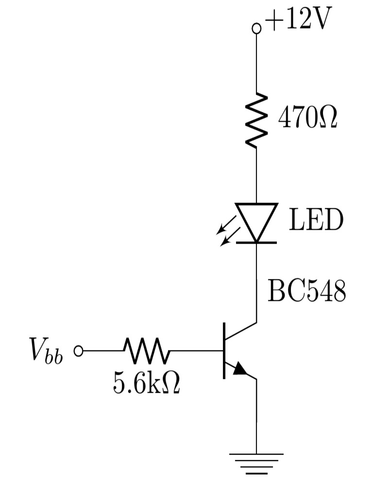 BC548 and BC558 LED Circuit Design | PDF