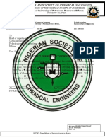 The Nigerian Society of Chemical Engineers: Federal University of Petroleum Resources Effurun