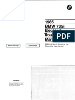 1985 BMW735i Electrical Troubleshooting Manual