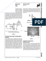 Application Note Isolation Technique For Signal Conditioning