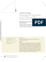 Interpreting and Understanding Logits, Probits, and Other Nonlinear Probability Models