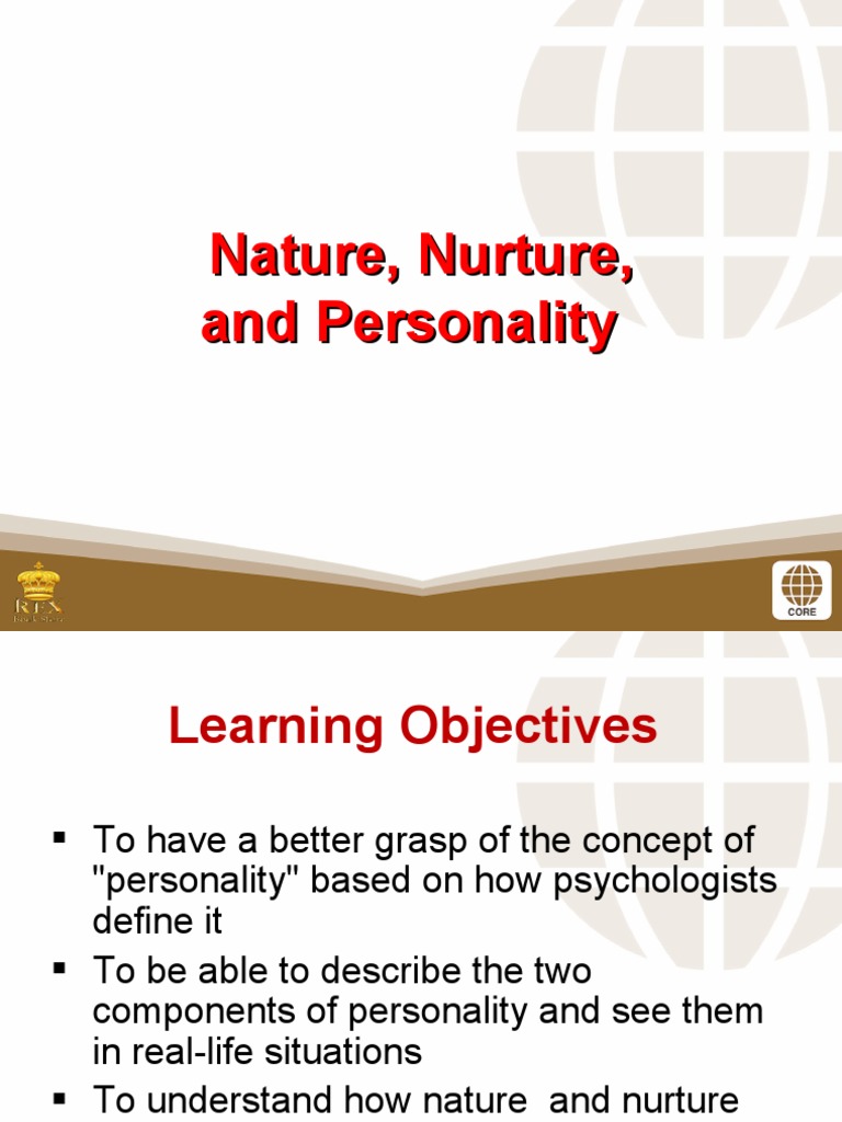 Nature and Nurture in Personality Development | PDF | Nature Versus ...
