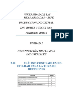 Análisis de Costo-Volumen-Utilidad