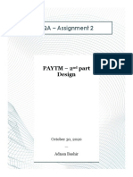 SQA - Assignment 2: Paytm - 2 Design