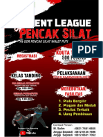 Sket Pertandingan Student League of Pencak Silat