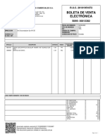 Boleta de Venta Electrónica: Empresas Comerciales S.A
