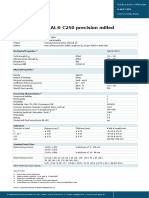 Al Cast Plate G.AL® C250 Precision Milled: Alloy S Characteristics