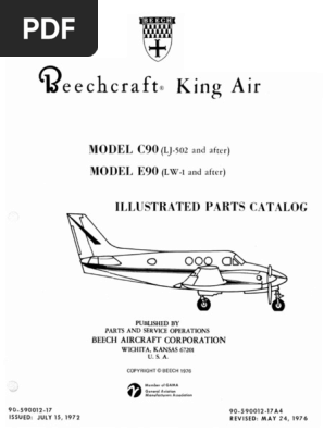 Parts Manual King 90 Series | PDF | Aircraft | Manufactured Goods