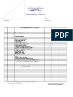 Rescue Vehicle Bid Document for Barangay Lam-An