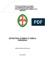 Estrutura Atómica e Tabela Periódica