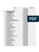 Absen Bahasa Inggris Keperawatan Ii