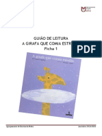 Guião Leitura - A Girafa Que Comia Estrelas-Ficha - 1 - 2ºano