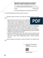 Surat DJPK Tentang Perpanjangan Upload Surat Pengantar RK DAK Fisik