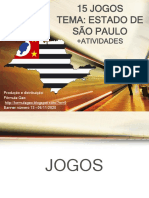 15 Jogos sobre o Estado de São Paulo