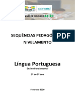 Sequências didáticas de Língua Portuguesa para nivelamento 3o ao 9o ano