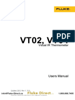 Fluke vt04 Infrared Thermometer Manual