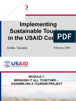 Implementing Sustainable Tourism in The USAID Context: Arusha, Tanzania