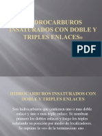 Hidrocarburos Insaturados Con Doble y Triples Enlaces