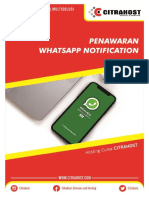 Penawaran - Wa - Notification Rumah Sakit Panti Waluyo