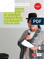 Strengthening Capacity For Advocacy in Food Systems of The Poor