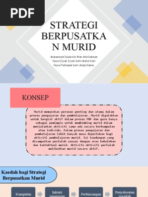 Strategi Berpusatkan Murid Pdf