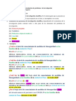 Resumen, Problema de Investigación